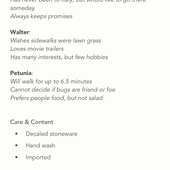 Dog Biography Quincy Canape Plates set of 4 - Picture 9 of 16